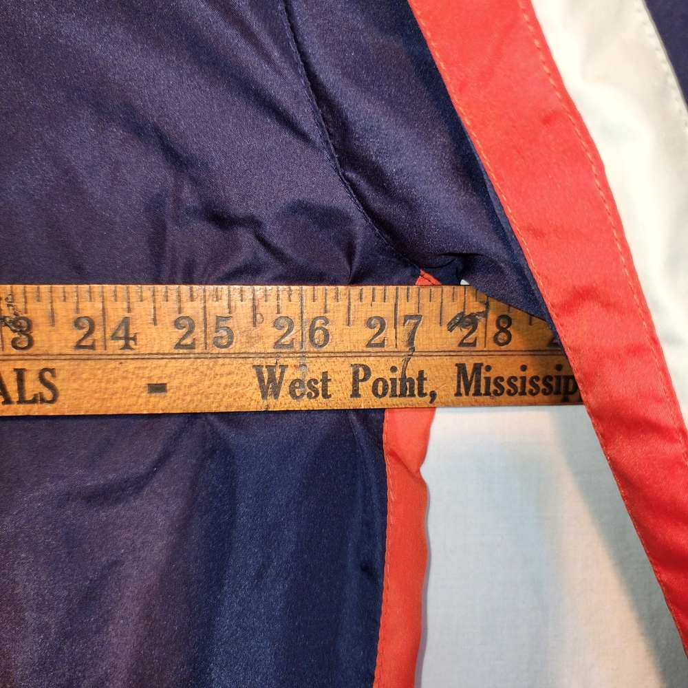 VTG Auburn Tigers V-neck Pullover Windbreaker Jacket Men's XL By Red Oak - Picture 9 of 11